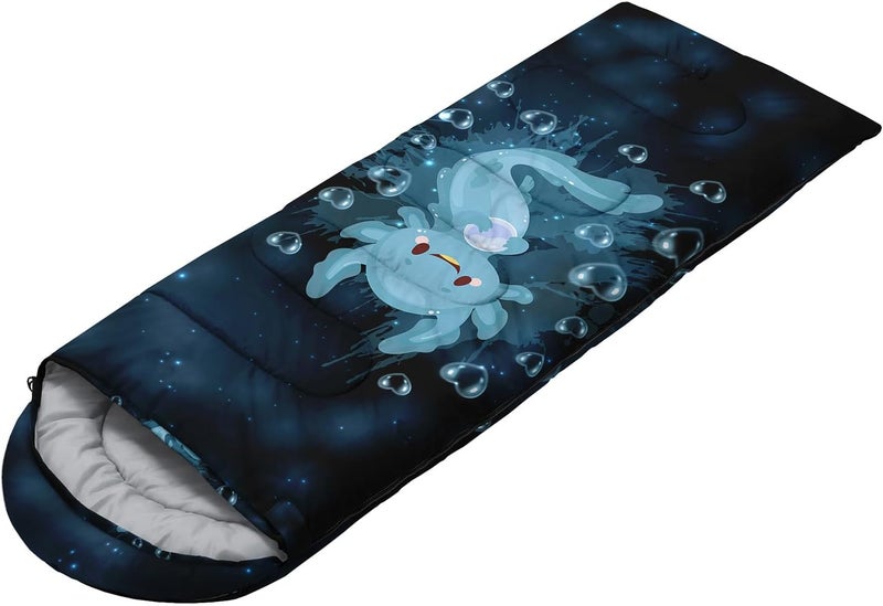 HOSIMA Dear Hunting Pattern Cold Weather Sleeping Bags for Kids Adults,Black Light Weight Waterproof Sleeping Bags for Outdoors Hiking. - Image 3